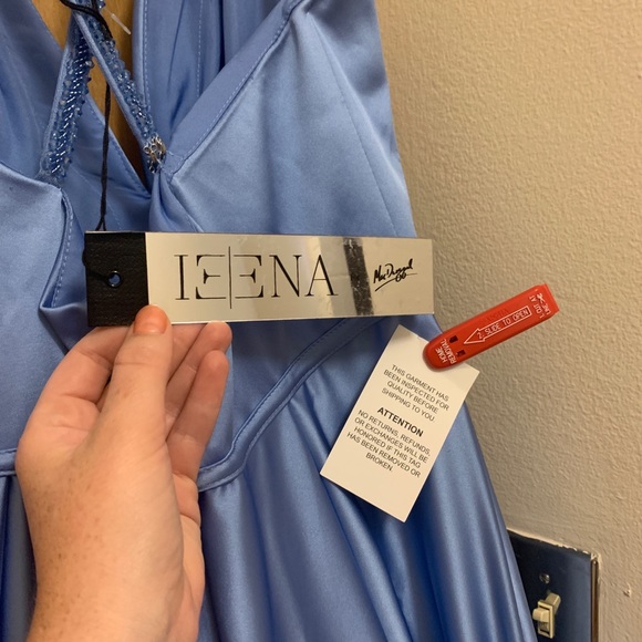 Mac Duggal Gown in French Blue - Picture 3 of 5